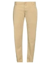 Incotex Man Pants Sand Size 30 Cotton, Elastane In Beige