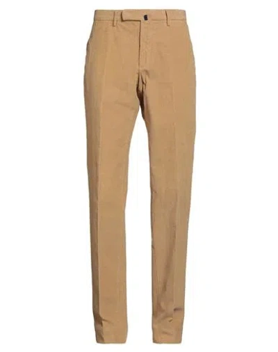 Incotex Man Pants Sand Size 30 Cotton, Elastane In Brown