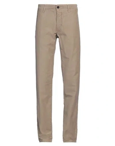 Incotex Man Pants Sand Size 30 Cotton, Elastane In Beige