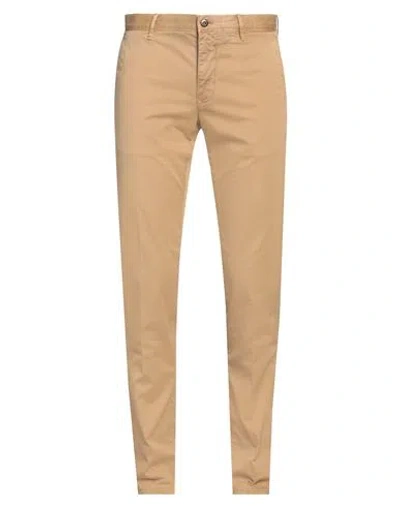 Incotex Man Pants Sand Size 31 Cotton, Elastane In Beige