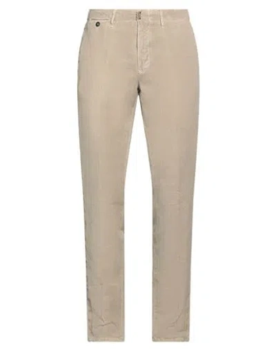 Incotex Man Pants Sand Size 32 Linen, Cotton In Beige