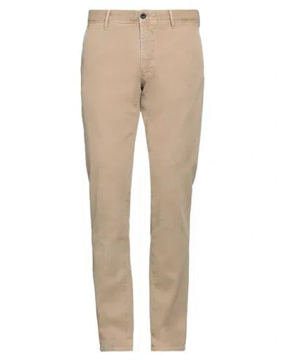 Incotex Man Pants Sand Size 33 Cotton, Elastane In Beige