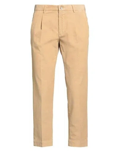 Incotex Man Pants Sand Size 34 Cotton, Elastane