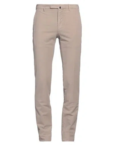 Incotex Man Pants Sand Size 36 Cotton, Elastane In Beige