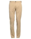 Incotex Man Pants Sand Size 35 Cotton, Elastane In Beige