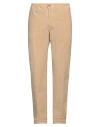Incotex Man Pants Sand Size 36 Cotton, Elastane In Beige