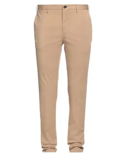 Incotex Man Pants Sand Size 36 Cotton, Lyocell, Elastane In Beige