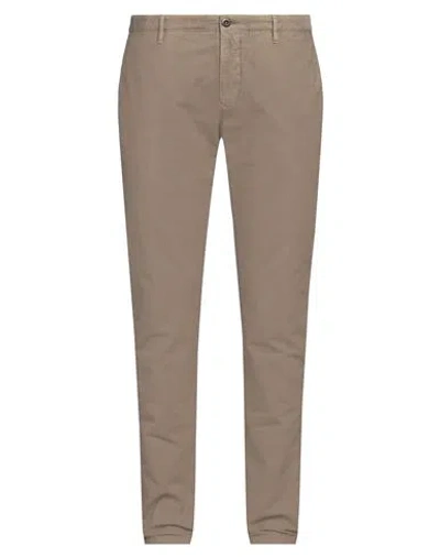 Incotex Man Pants Sand Size 38 Cotton, Elastane In Brown