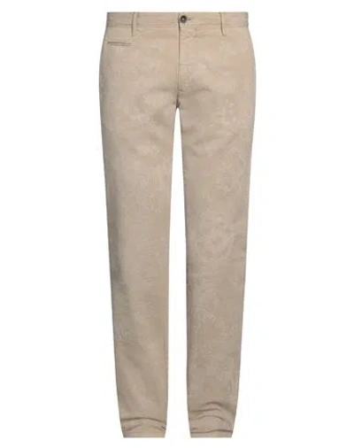 Incotex Man Pants Sand Size 38 Cotton, Linen In Beige