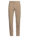 Incotex Man Pants Sand Size 40 Cotton, Elastane In Beige