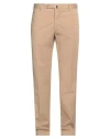 Incotex Man Pants Sand Size 40 Cotton, Elastane In Beige