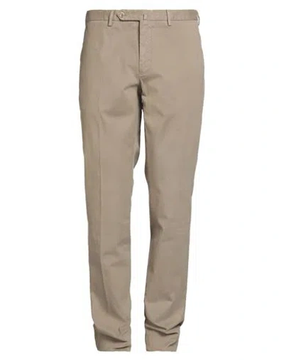 Incotex Man Pants Sand Size 40 Cotton, Elastane In Neutral