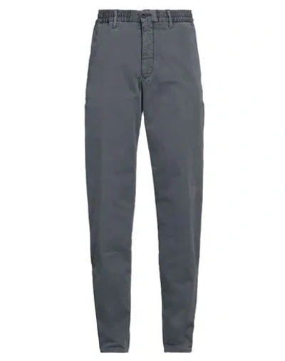 Incotex Man Pants Slate Blue Size 29 Cotton, Elastane In Blue