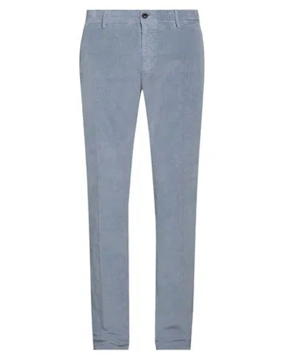 Incotex Man Pants Slate Blue Size 35 Cotton, Elastane