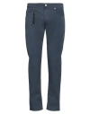 Incotex Man Pants Slate Blue Size 44 Cotton, Elastane