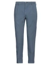Incotex Man Pants Slate Blue Size 34 Cotton, Polyester, Elastane