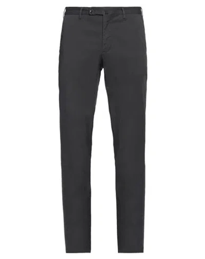 Incotex Man Pants Steel Grey Size 32 Cotton, Elastane In Black