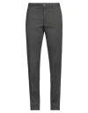 Incotex Man Pants Charcoal Size 44 Cotton, Elastane In Grey