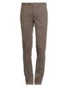 Incotex Man Pants Taupe Size 30 Cotton, Wool, Elastane In Gray