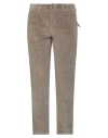 Incotex Man Pants Taupe Size 32 Cotton, Elastane In Grey