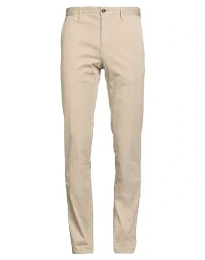 Incotex Man Pants Taupe Size 33 Cotton, Elastane In Neutral
