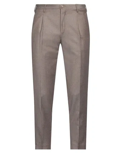 Incotex Man Pants Taupe Size 36 Virgin Wool