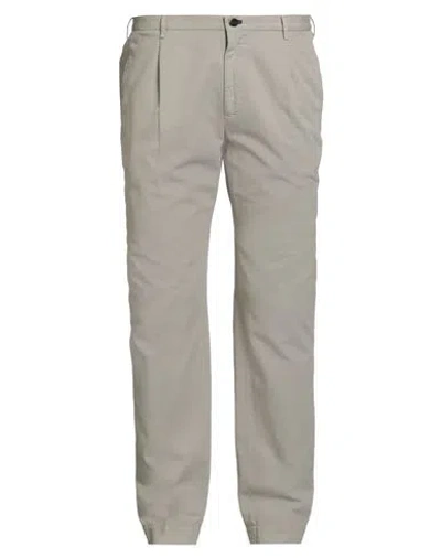 Incotex Man Pants Taupe Size 40 Cotton, Linen In Gray