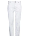 Incotex Man Pants White Size 30 Cotton, Elastane