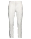 Incotex Man Pants White Size 32 Cotton, Elastane