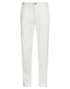 Incotex Man Pants White Size 44 Cotton, Lyocell, Elastane