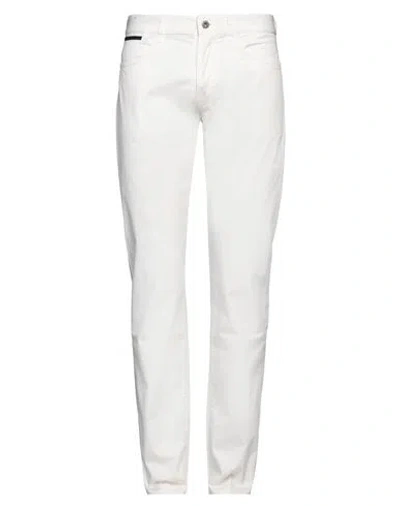 Incotex Man Pants White Size 34 Cotton, Elastane
