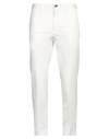 Incotex Man Pants White Size 34 Cotton, Lyocell, Elastane In White