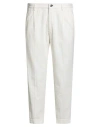 Incotex Man Pants White Size 38 Cotton