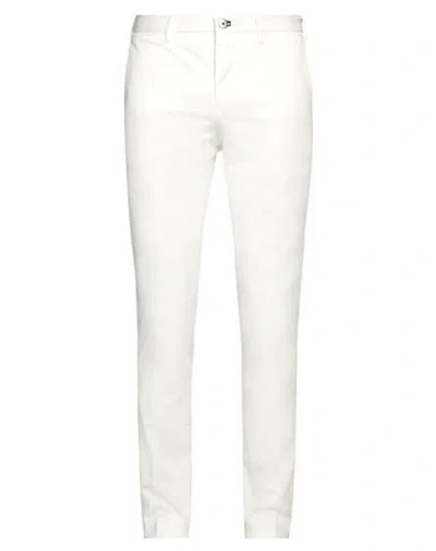 Incotex Man Pants White Size 34 Cotton, Lyocell, Elastane