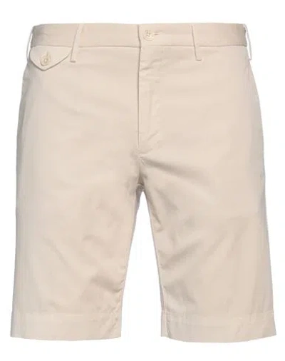 Incotex Man Shorts & Bermuda Shorts Beige Size 32 Cotton, Elastane In Neutral