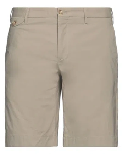 Incotex Man Shorts & Bermuda Shorts Beige Size 34 Cotton, Elastane In Gray