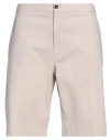 Incotex Man Shorts & Bermuda Shorts Beige Size 38 Cotton, Elastane In Beige
