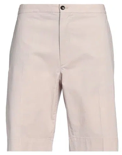 Incotex Man Shorts & Bermuda Shorts Beige Size 38 Cotton, Elastane
