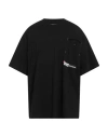 Incotex Man T-shirt Black Size L Cotton