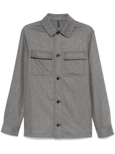 INCOTEX MÉLANGE-EFFECT SHIRT