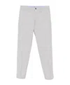 Incotex Mélange-effect Trousers In Gray