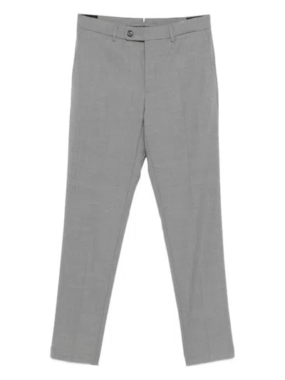 Incotex Mélange Trousers In Gray