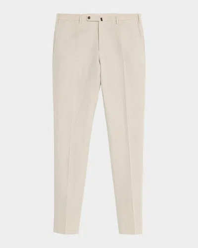 Incotex Men Cotton-blend Chinos In White