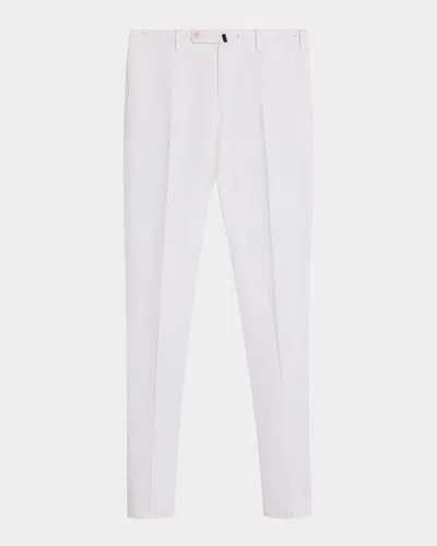 Incotex Men & Apos;s Slim-fit Chinolino Trousers In White