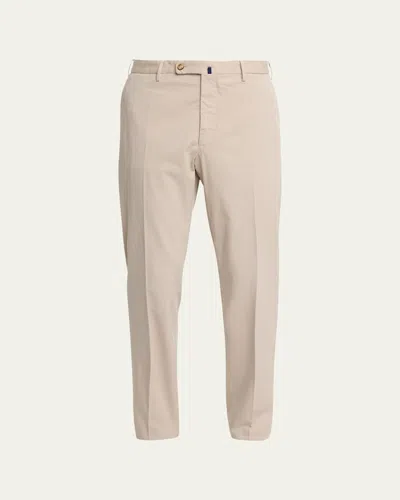 Incotex Men's High Cotton Doeskin Pants In 425beige Chiaro
