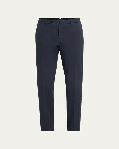 INCOTEX MEN'S BATAVIA SOLID TWILL PANTS