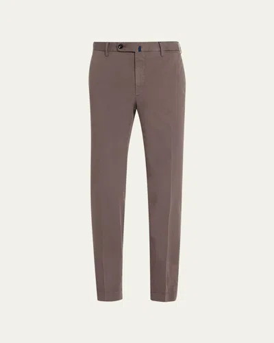 Incotex Pants In Marrone Chiaro