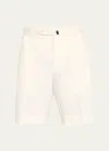 Incotex Men's Chinolino Shorts In Avorio