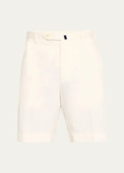 Incotex Men's Chinolino Shorts In Avorio