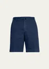 Incotex Men's Chinolino Shorts In Blu Scuro